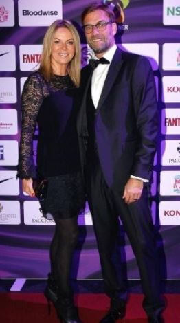Elisabeth Klopp son Jurgen Klopp with his wife Ulla Sandrock.